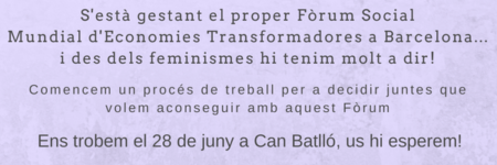 28/06::. Crida a la participació a la primera trobada oberta de l'Eix d'Economies Feministes